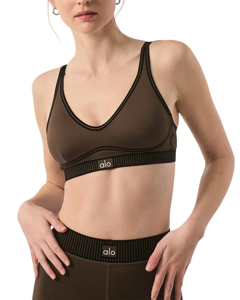 Airlift Rib Bra -  Taupe