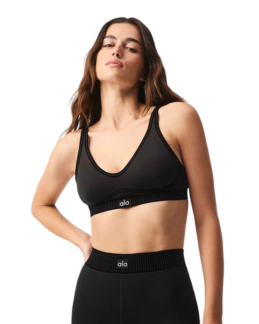 Airlift Rib Bra - Black