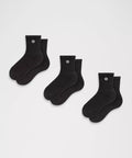 Everyday Ankle Socks – 3 Pack -  Black