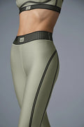 Airlift Rib Legging - Green