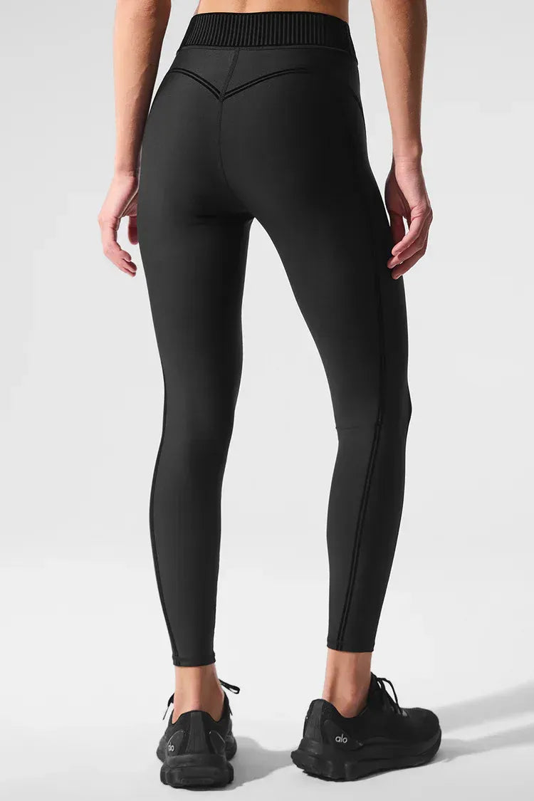 Airlift Rib Legging - Espresso