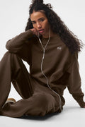 Accolade Crew Neck Pullover - Espresso