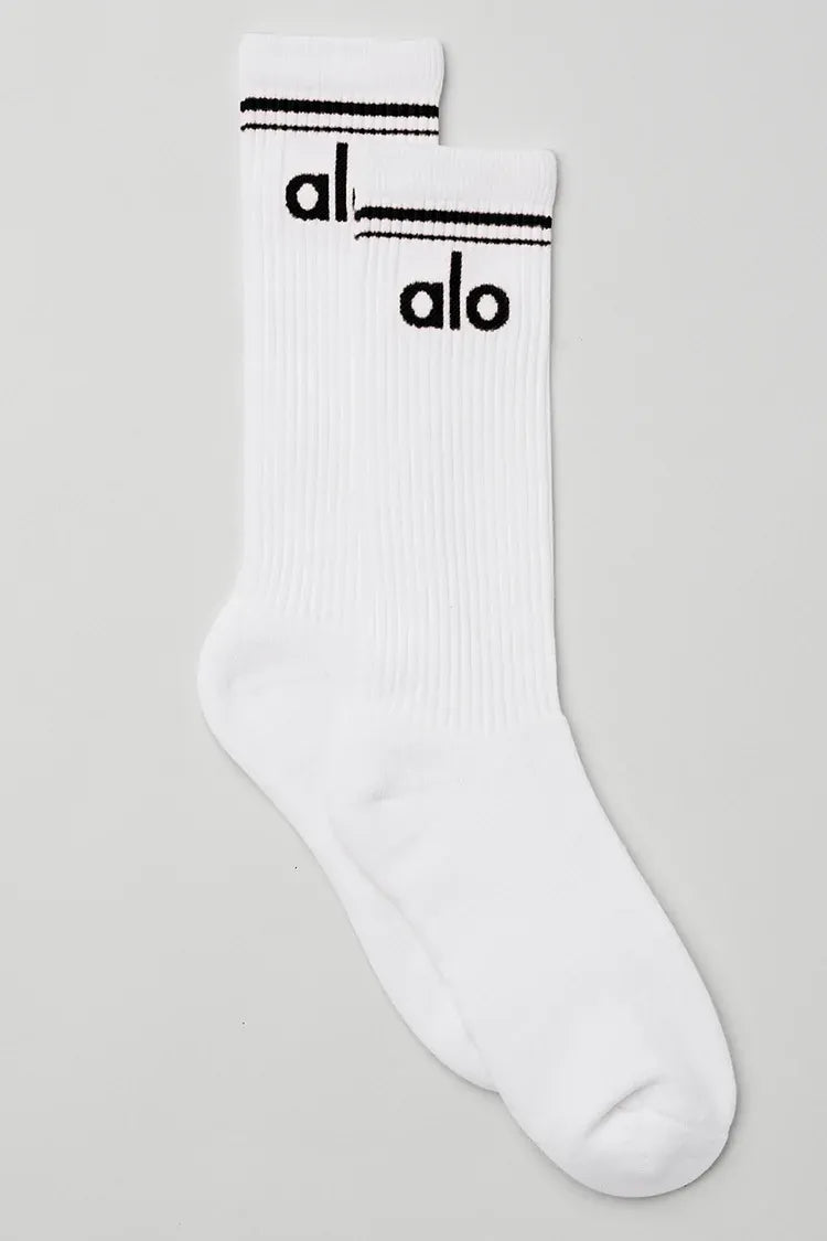 Essential Mid Crew Socks - Gray