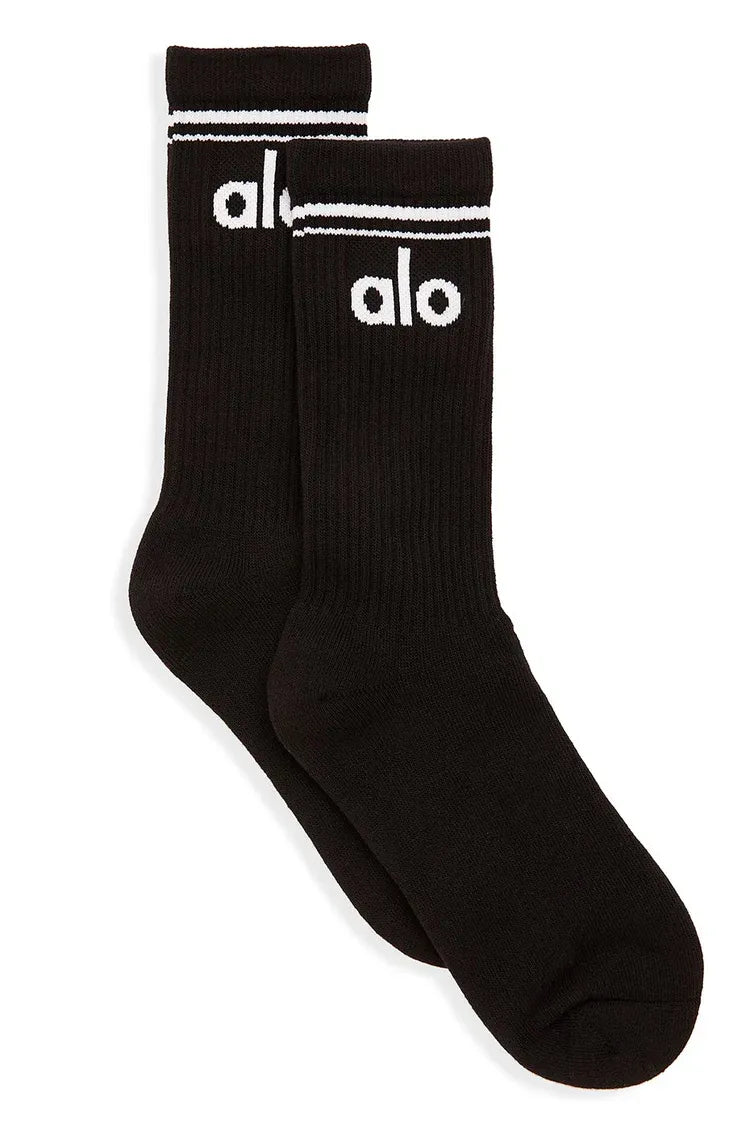 Essential Mid Crew Socks - Gray