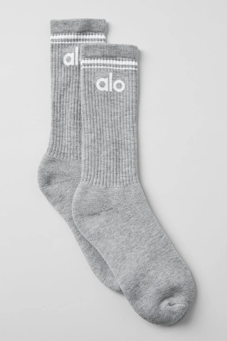 Essential Mid Crew Socks - Black